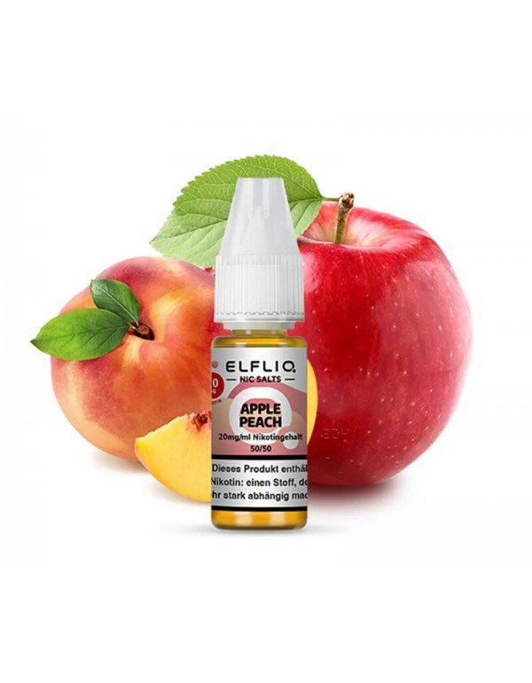 Apple Peach Nikotinsalz Liquid 10ml Elfliq