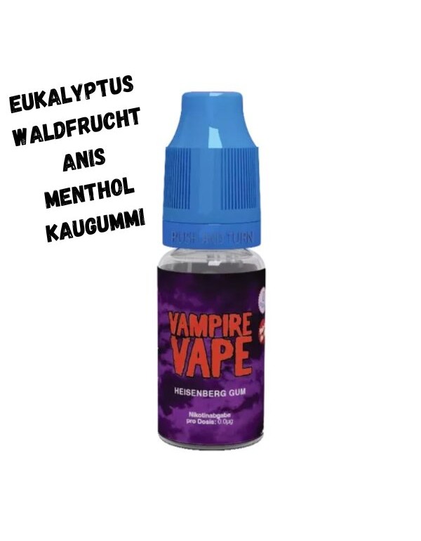 Heisenberg Gum Liquid 10ml Vampire Vape