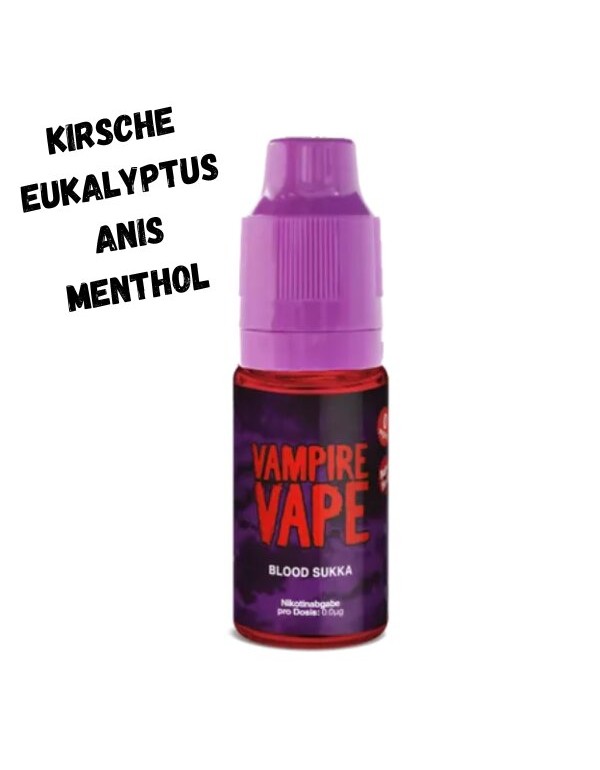 Blood Sukka Liquid 10ml Vampire Vape