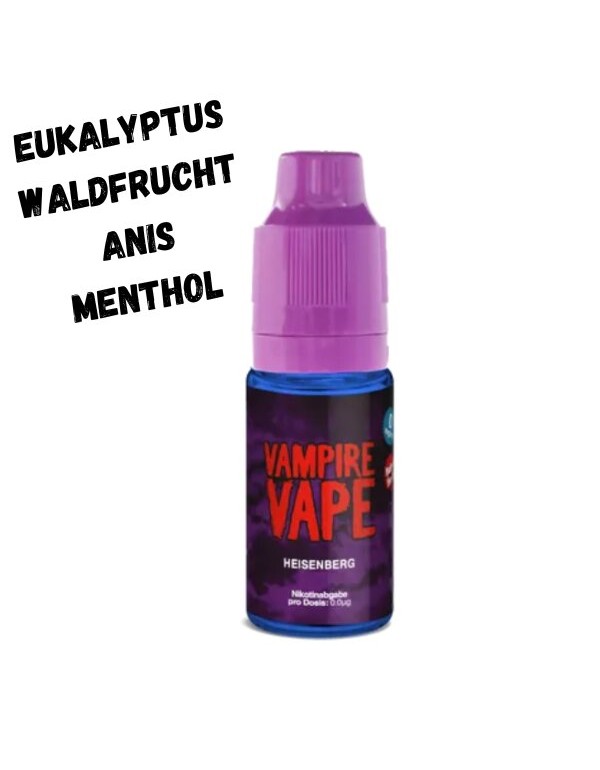 Heisenberg Liquid 10ml Vampire Vape