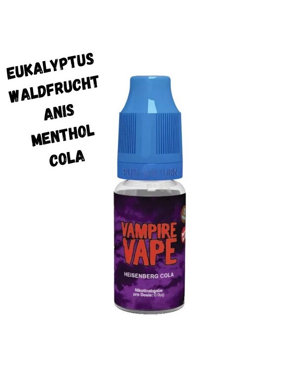 Heisenberg Cola Liquid 10ml Vampire Vape