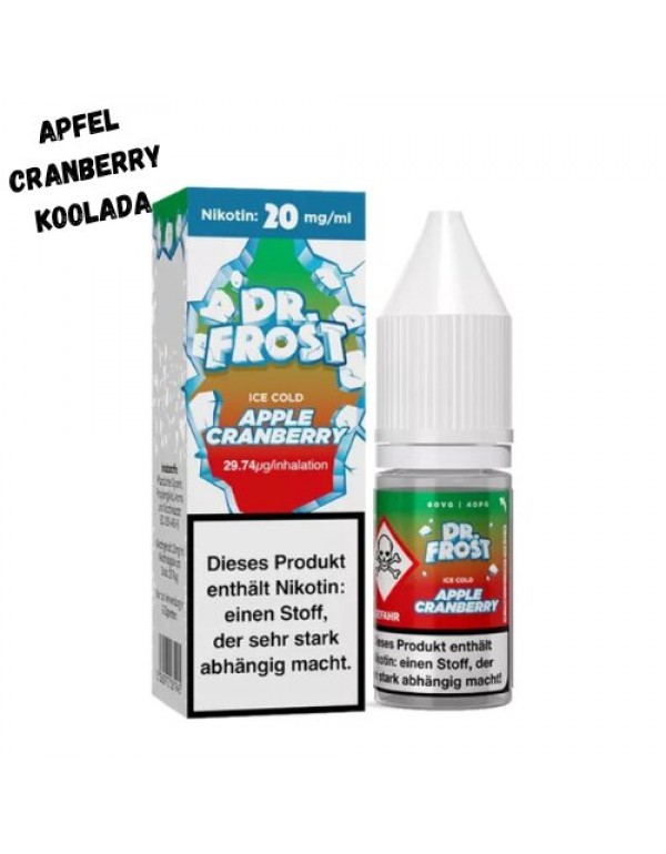 Apple Cranberry Ice Nikotinsalz Liquid Dr. Frost