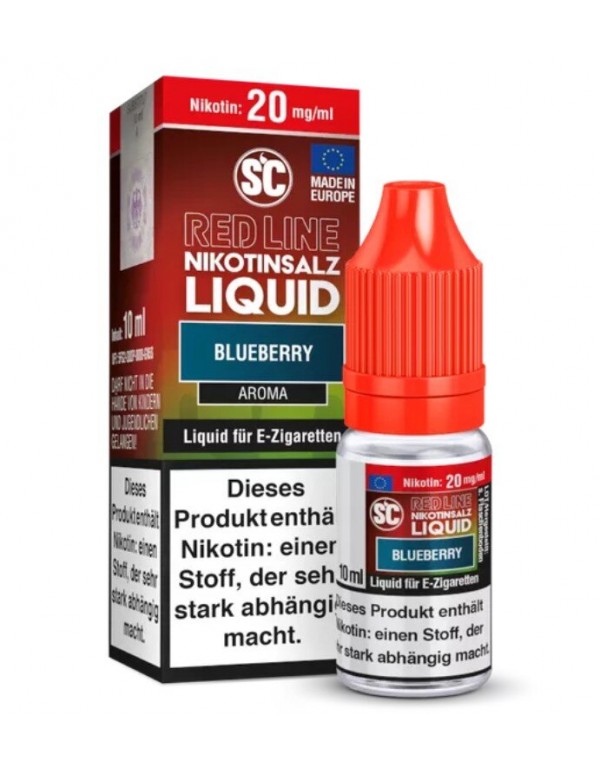 Blueberry Nikotinsalz Liquid SC Red Line