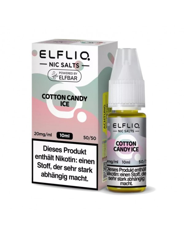 Cotton Candy Ice Nikotinsalz Liquid 10ml Elfliq