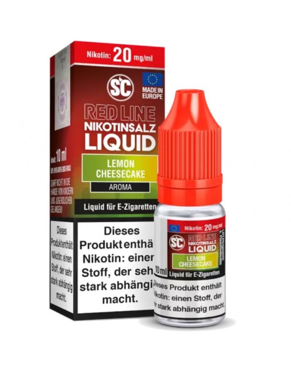 Lemon Cheesecake Nikotinsalz Liquid SC Red Line