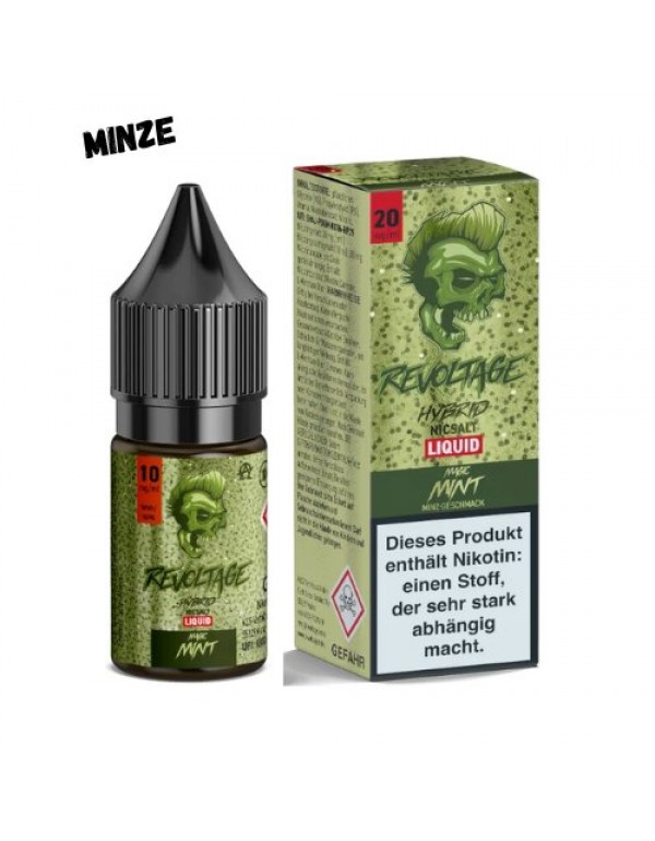 Magic Mint Hibrid Nikotinsalz Liquid 10ml Revoltag...