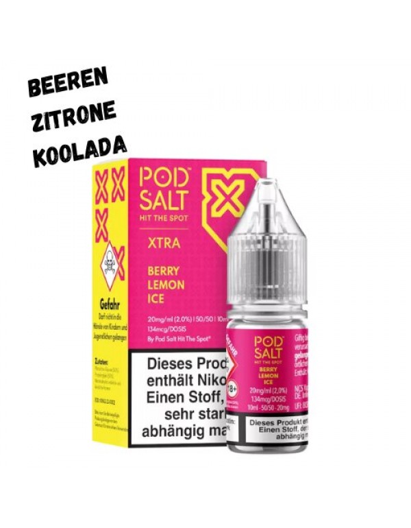 Berry Lemon Ice Nikotinsalz Liquid 10ml Pod Salt X...