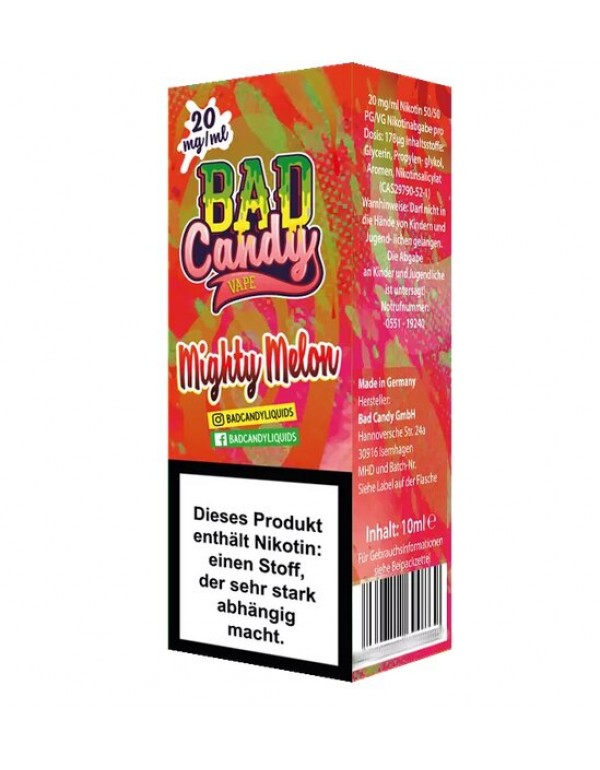 Mighty Melon Nikotinsalz 10ml Bad Candy