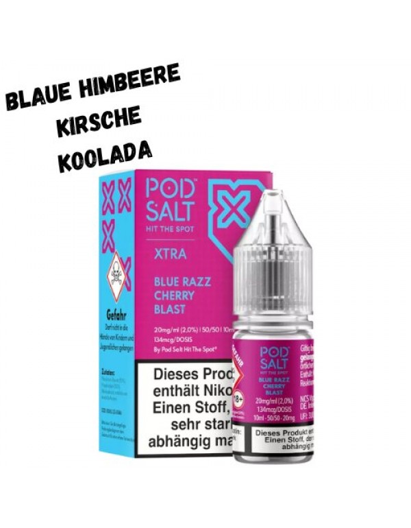 Blue Razz Cherry Nikotinsalz Liquid 10ml Pod Salt ...