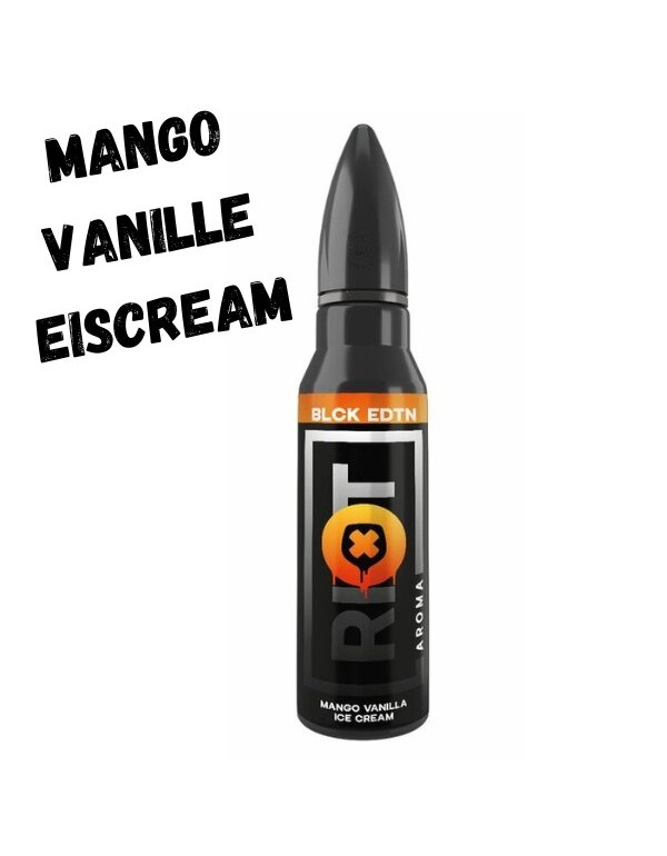 Mango Vanille Ice Cream Aroma 15ml Riot Squad Blac...