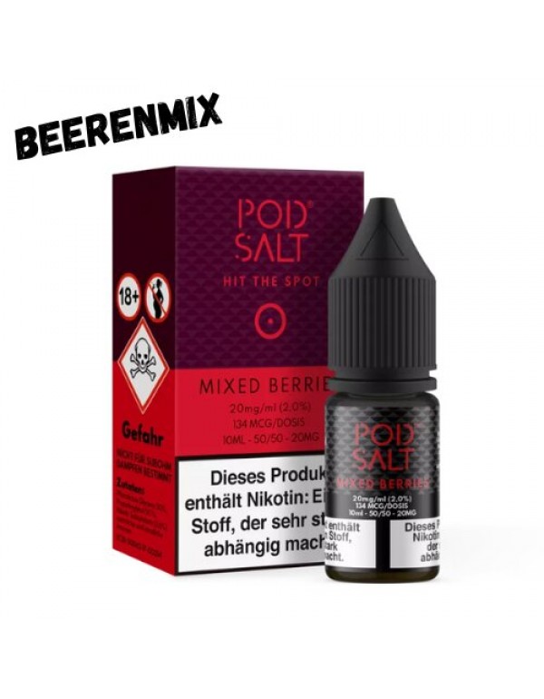 Mixed Berries Nikotinsalz Liquid 10ml Pod Salt