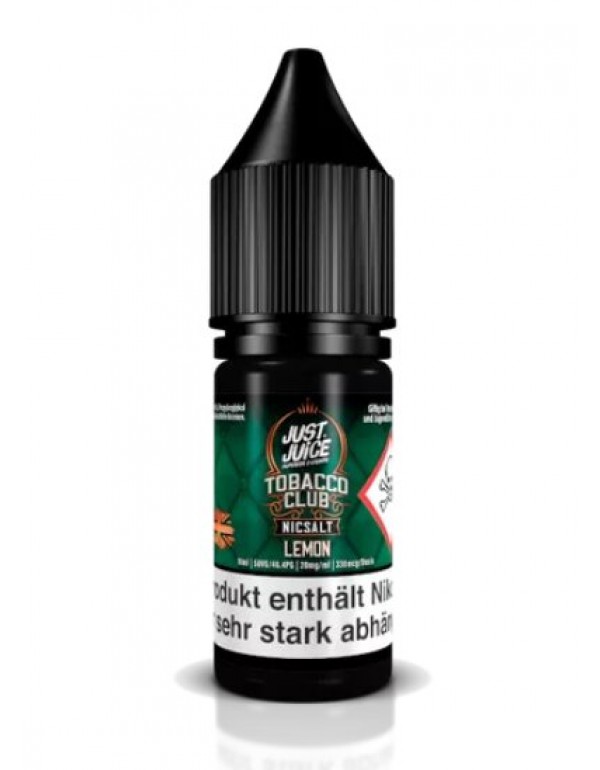 Lemon Tobacco Nikotinsalz Liquid 10ml Just Juice