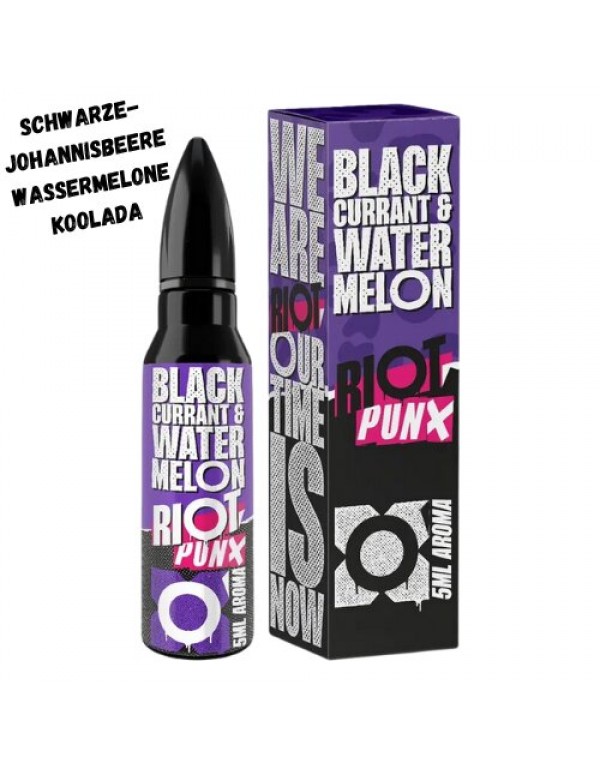 Blackcurrant Watermelon Aroma 5ml Punx by Riot Squ...