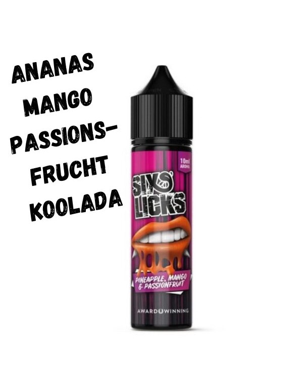 Pineapple Mango Passionsfruit Aroma10ml Six Licks