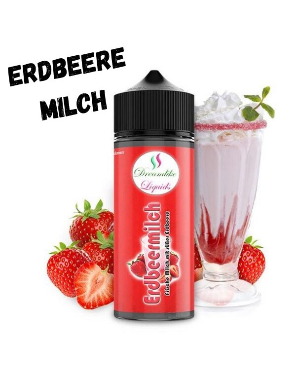 Milk Erdbeermilch Aroma 10ml Dreamlike Liquids